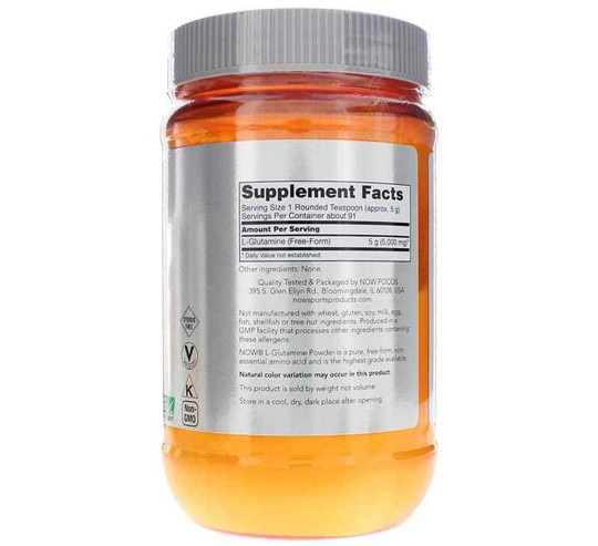 L-Glutamine Powder, NOW